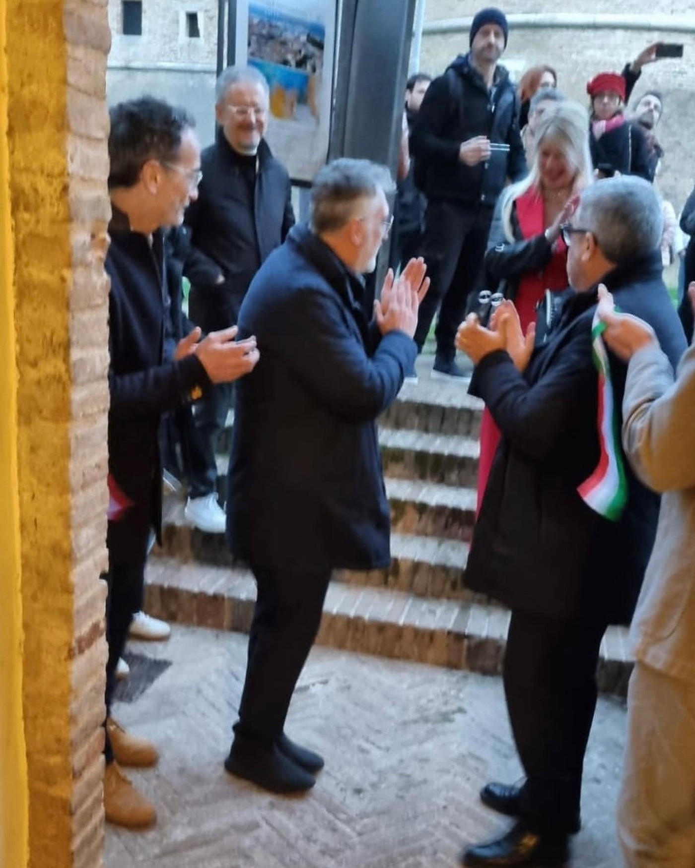 Il momento inaugurale, inaugurazione del primo periodo della Biennale di Senigallia