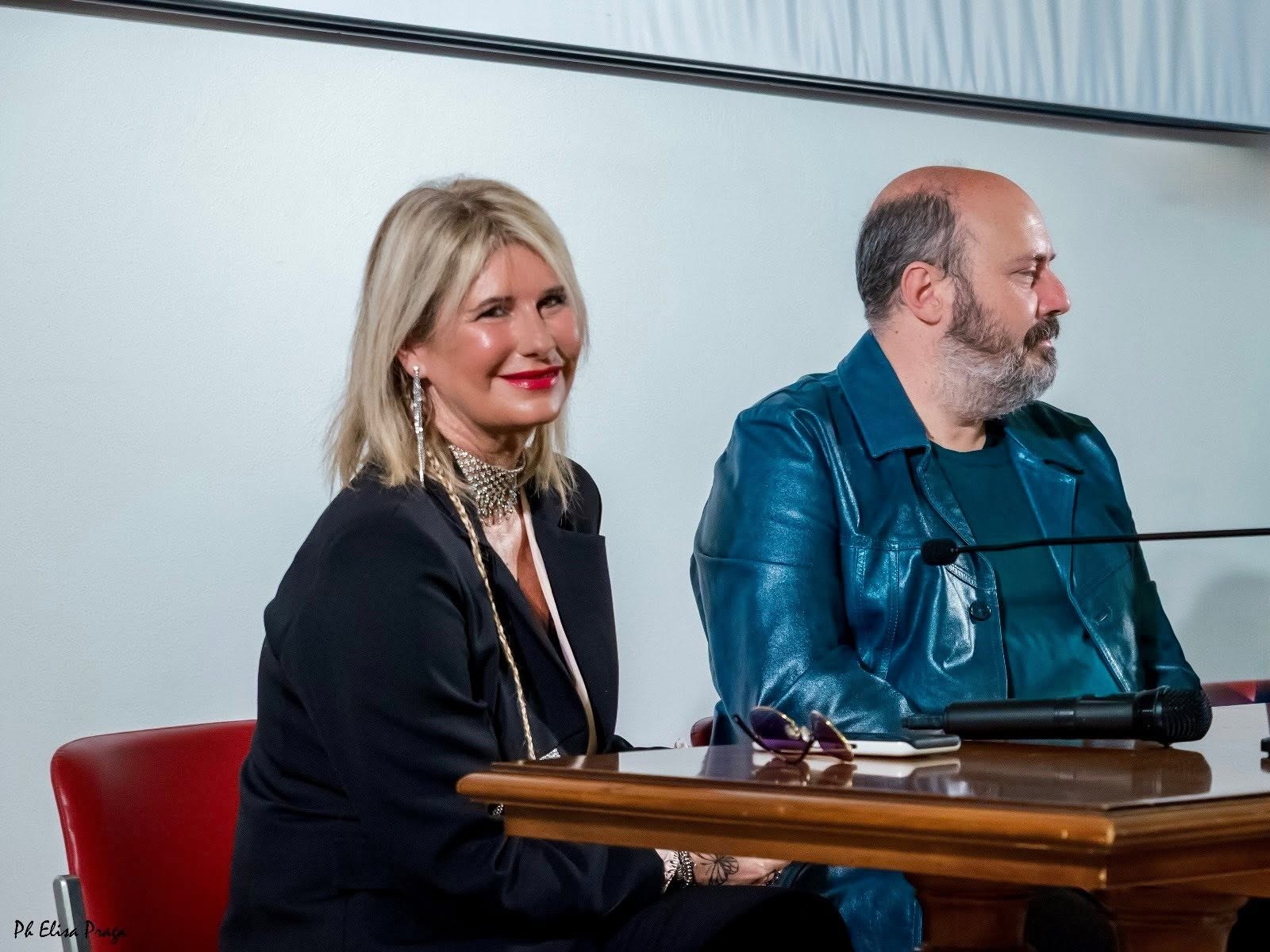 Momento dell’inaugurazione del terzo periodo della Biennale di Senigallia, 26 aprile 2025